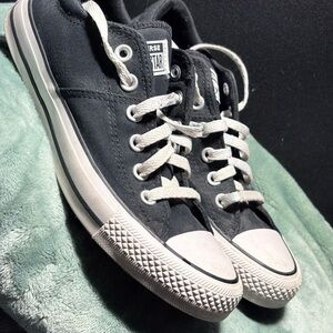 Converse Black and White Canvas Shoes